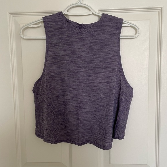 Lululemon Cropped Cross Back Top - Picture 1 of 3